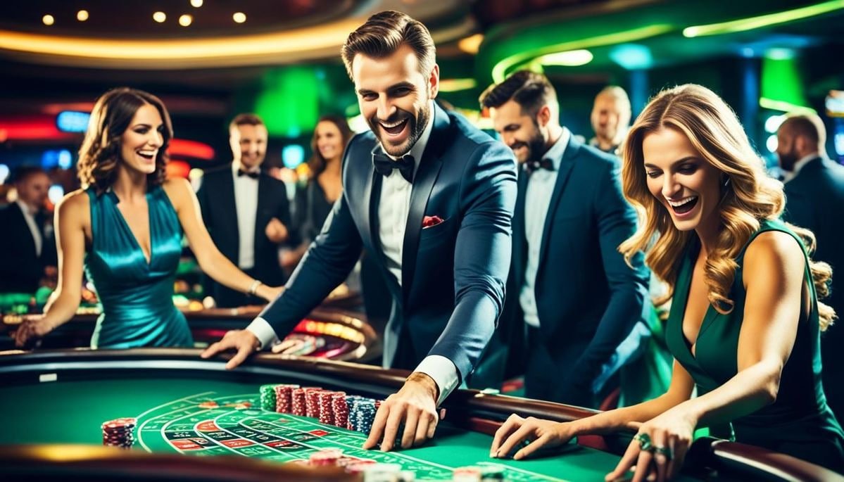 Live dealer baccarat table available in the 777color slots section